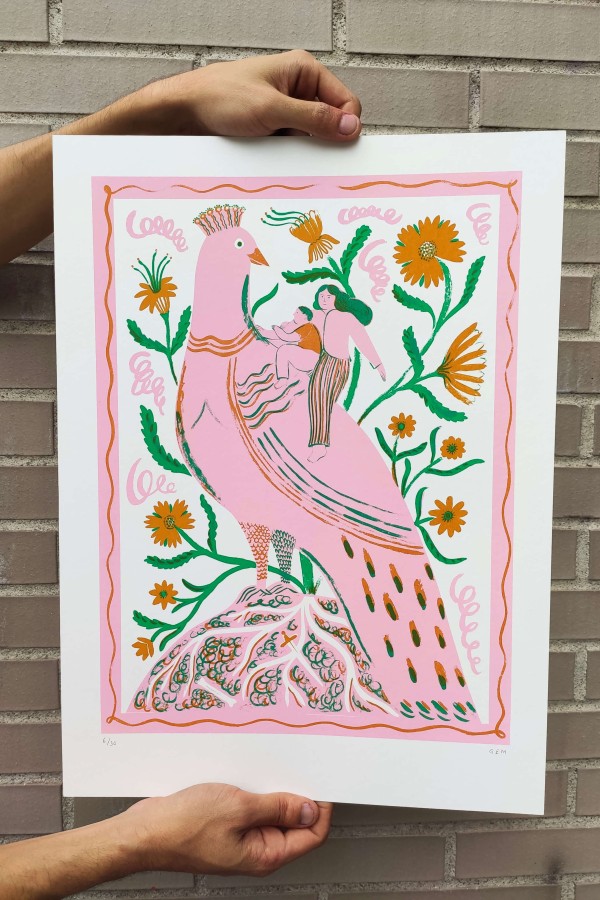 Pink Peacock
