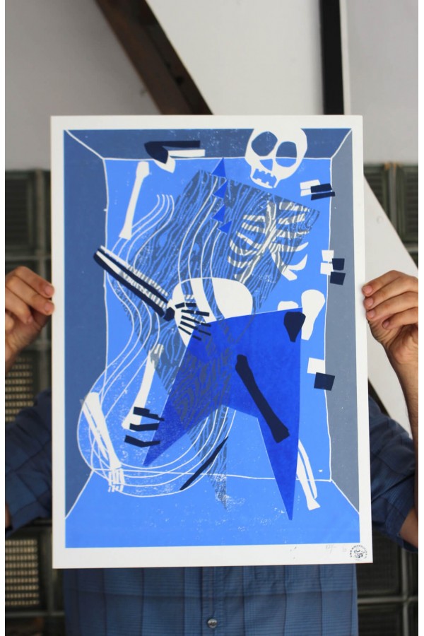 Calavera (Blue)