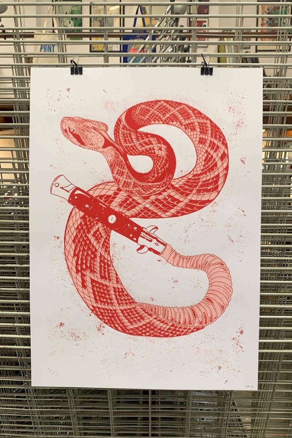 Stiletto Snake (White)