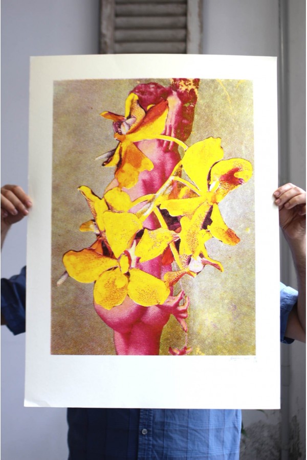 Woman with Flowers