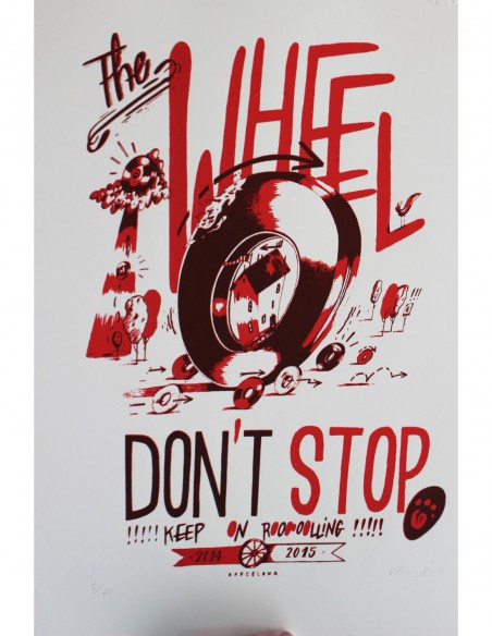 The Wheel don't Stop, by Ferran Orta