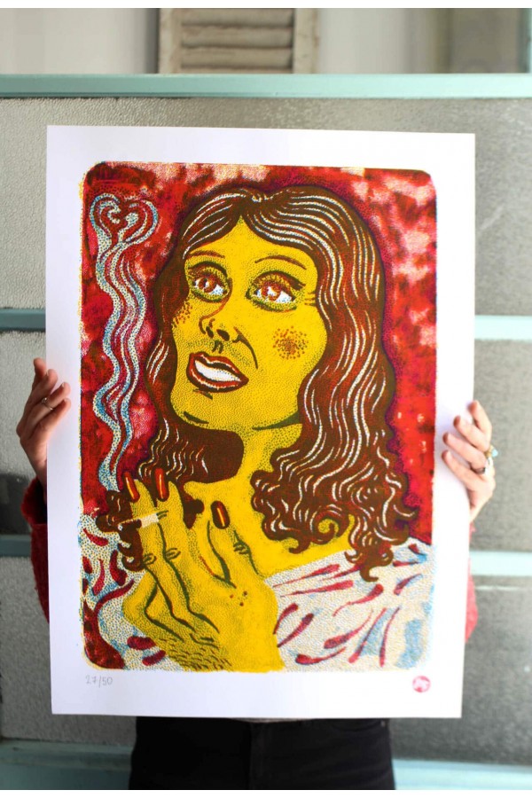 Mujer Fumando