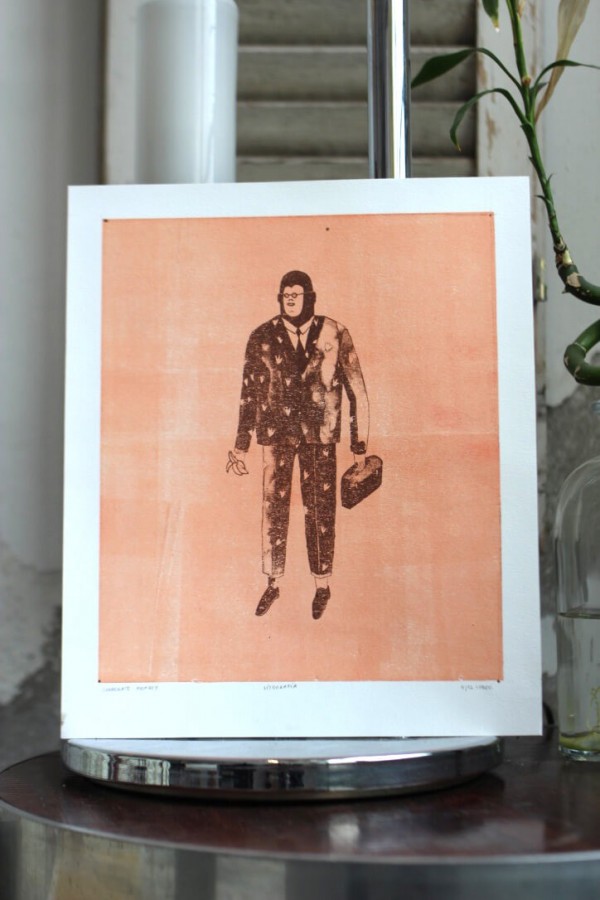 Corporate Monkey (Pink)