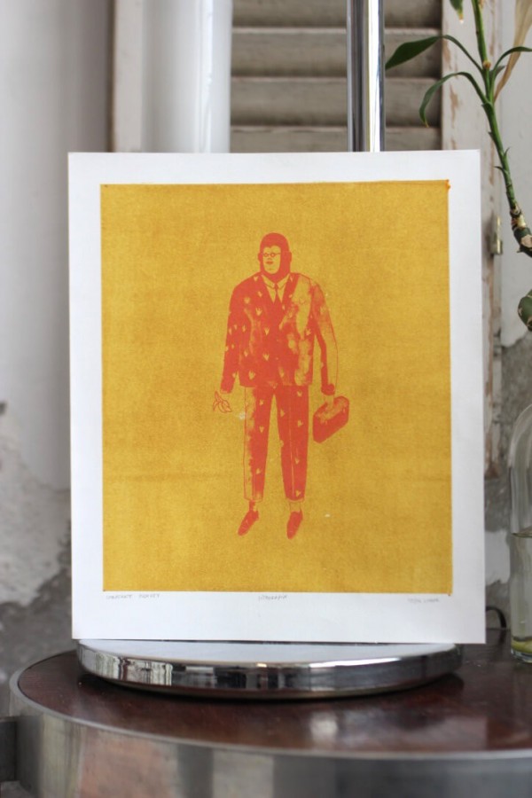 Corporate Monkey (Yellow)