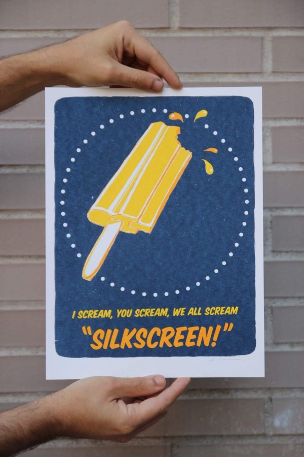 Silkscreen! (NavyBlue)