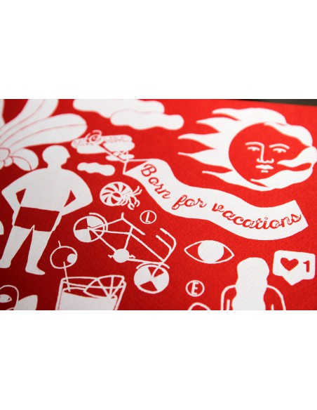 Born for Vacation (Red)
