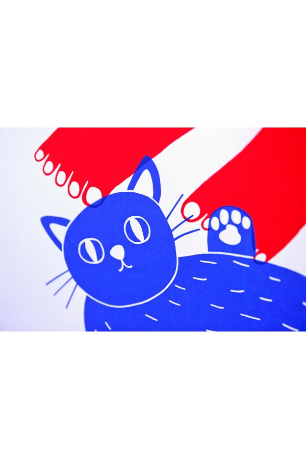 Chica, Gato y Pies 2