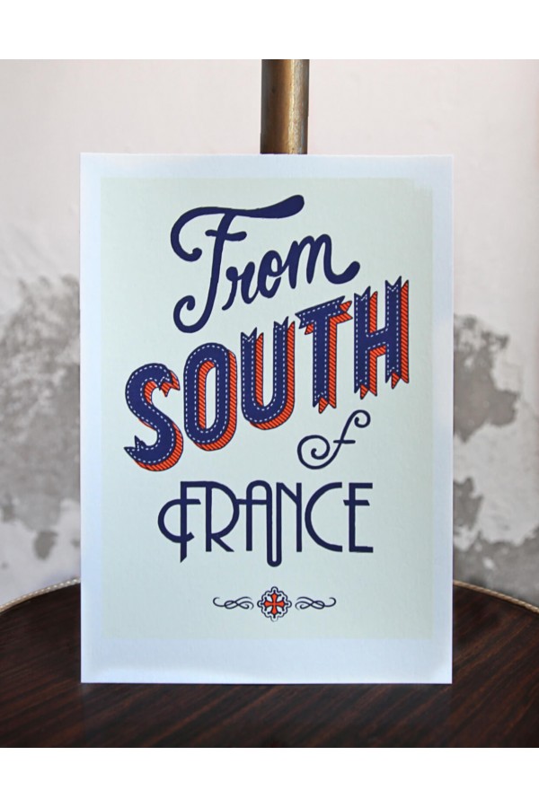 From South of France, Card