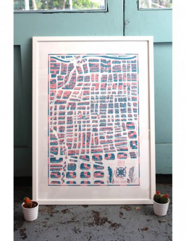 Mapa de Gràcia Pink&Blue