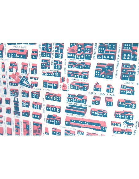 Mapa de Gràcia Pink&Blue