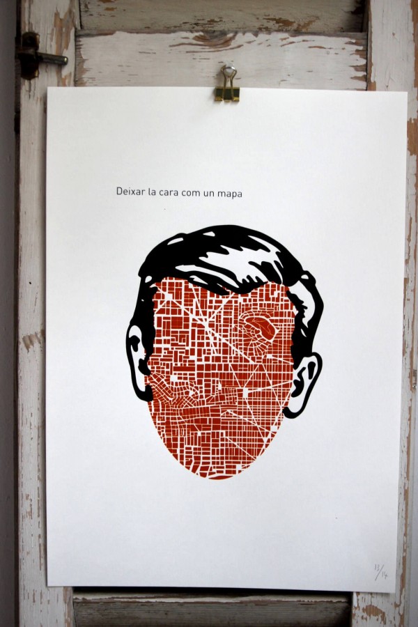 Deixar la Cara com un Mapa