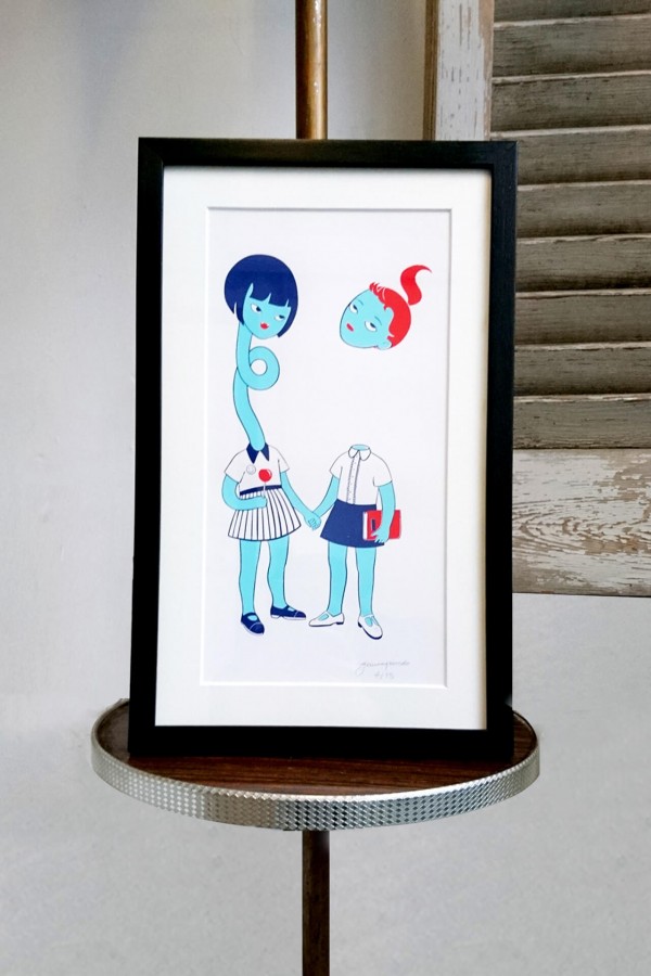 Rokurokubi blue