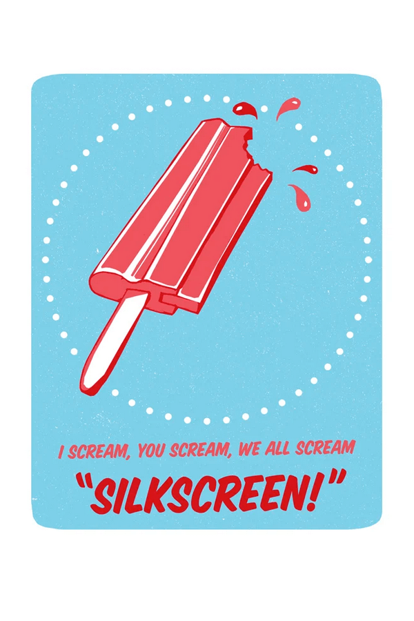 Silkscreen! (Blue)