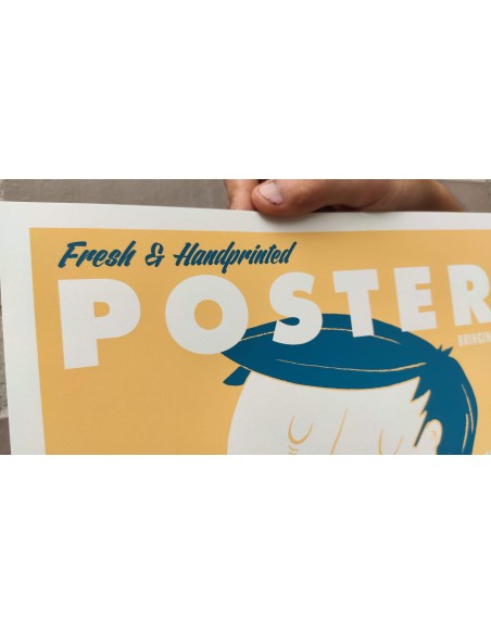 Posters bring Happiness Yellow