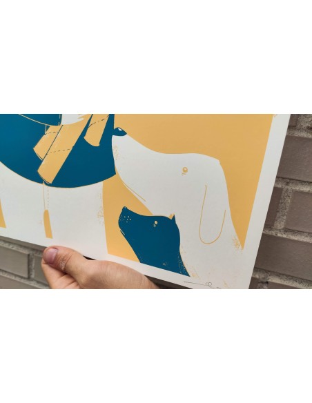 Posters bring Happiness Yellow