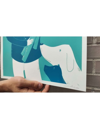 Posters bring Happiness Blue