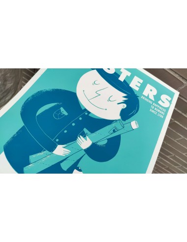 Posters bring Happiness Blue