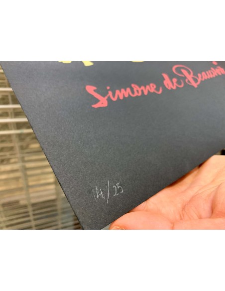 Simone de Beauvoir (Black)