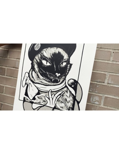 Pussy Cat B&W