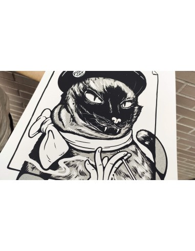 Pussy Cat B&W