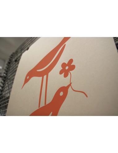 Two Birds ( Sugarcane Paper )