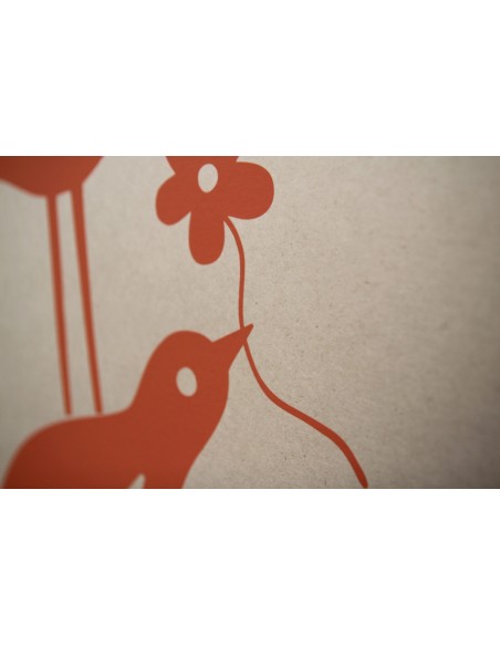 Two Birds ( Sugarcane Paper )