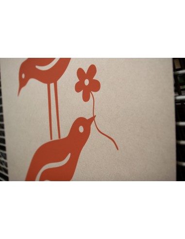 Two Birds ( Sugarcane Paper )